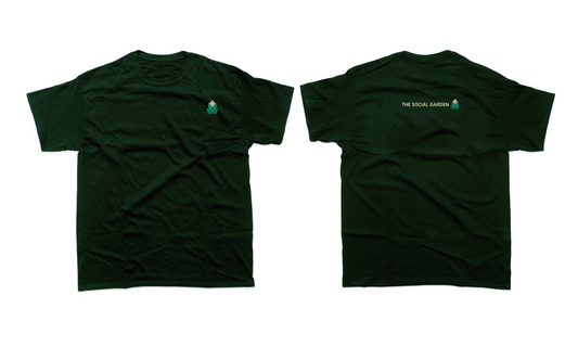The Social Garden Dark Green T-Shirt